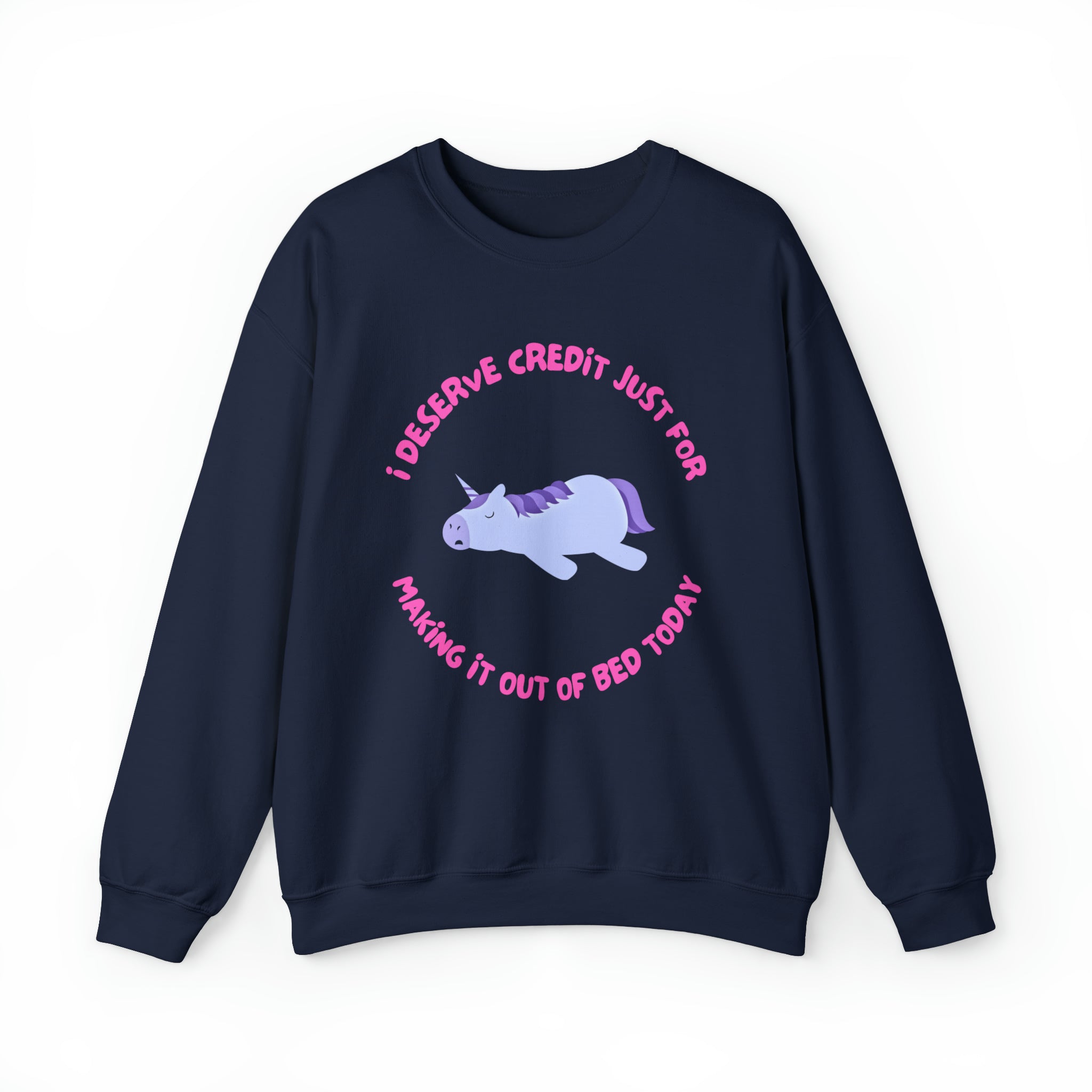 I Deserve Credit (2 Sided Print)-Unisex Heavy Blend™ Crewneck Sweatshirt