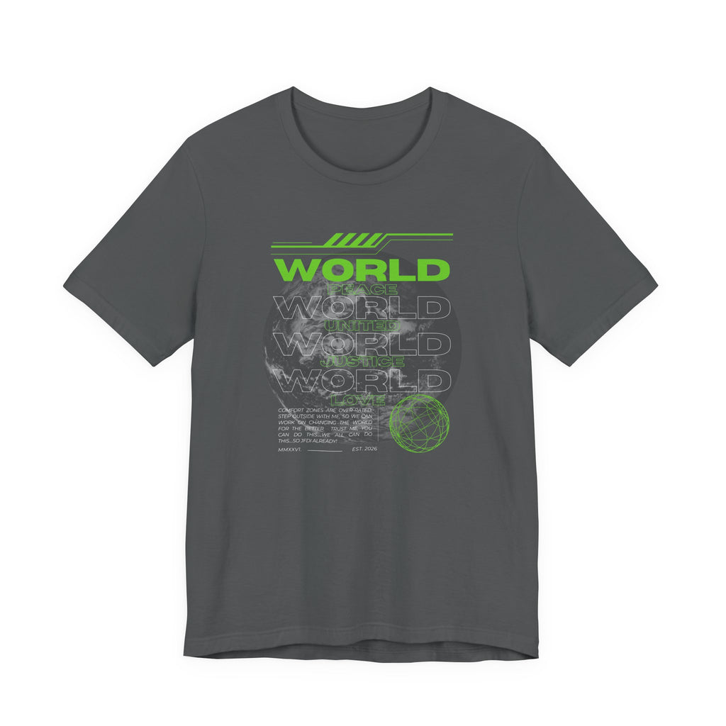 Change the World Design #1-Unisex Jersey Short Sleeve Tee