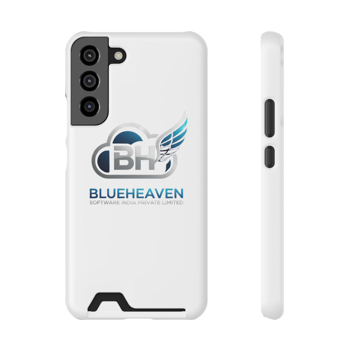 BlueHeaven Logo Phone Case with Card Holder
