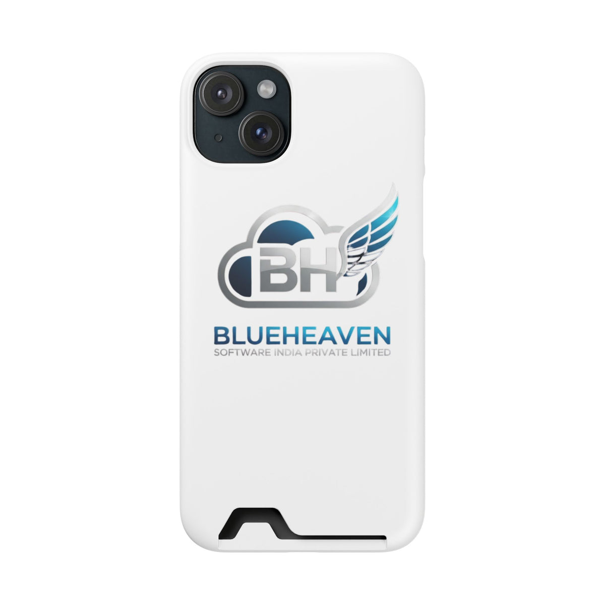 BlueHeaven Logo Phone Case with Card Holder