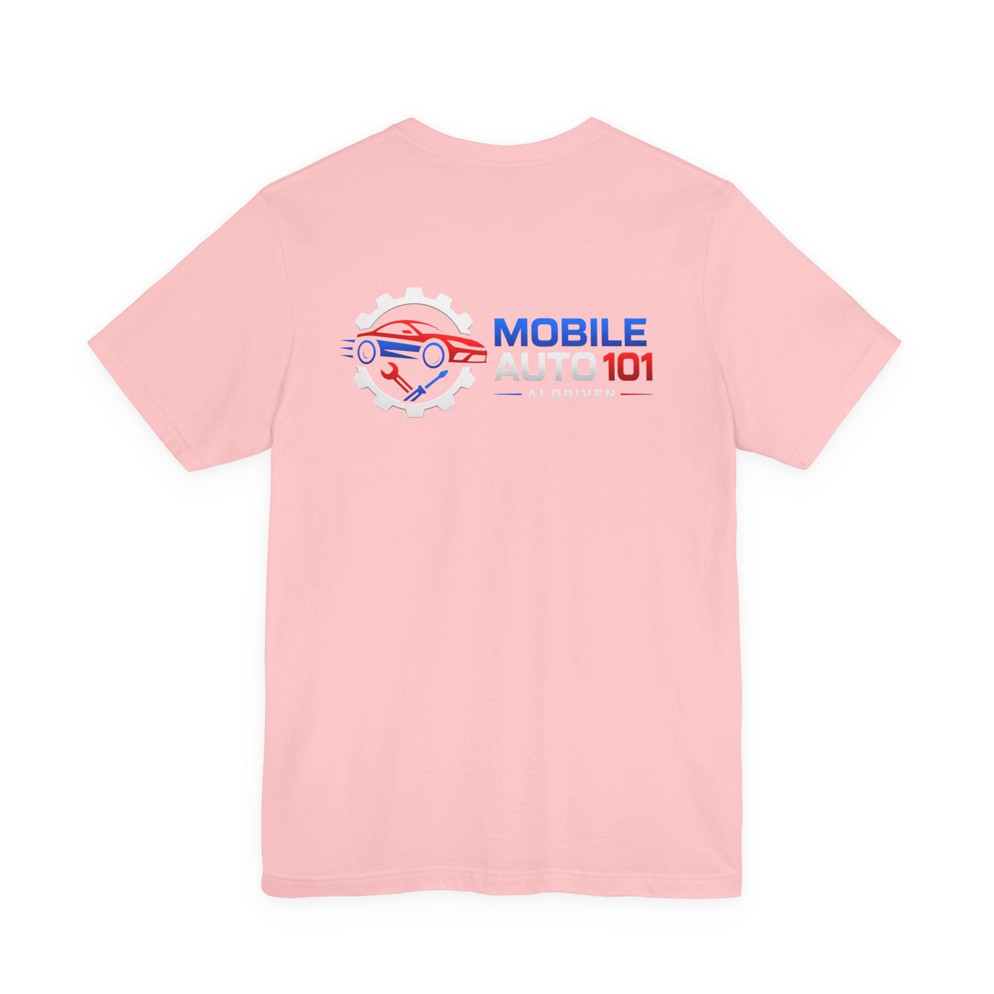 Mobile Auto 101 3rd Ed. (front and back design)-Unisex Jersey Short Sleeve Tee