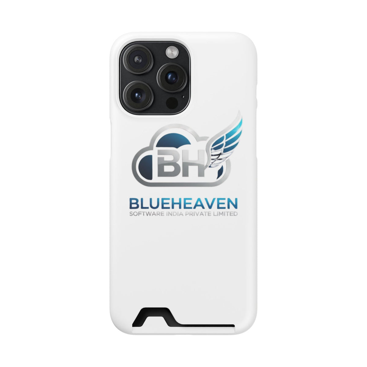 BlueHeaven Logo Phone Case with Card Holder