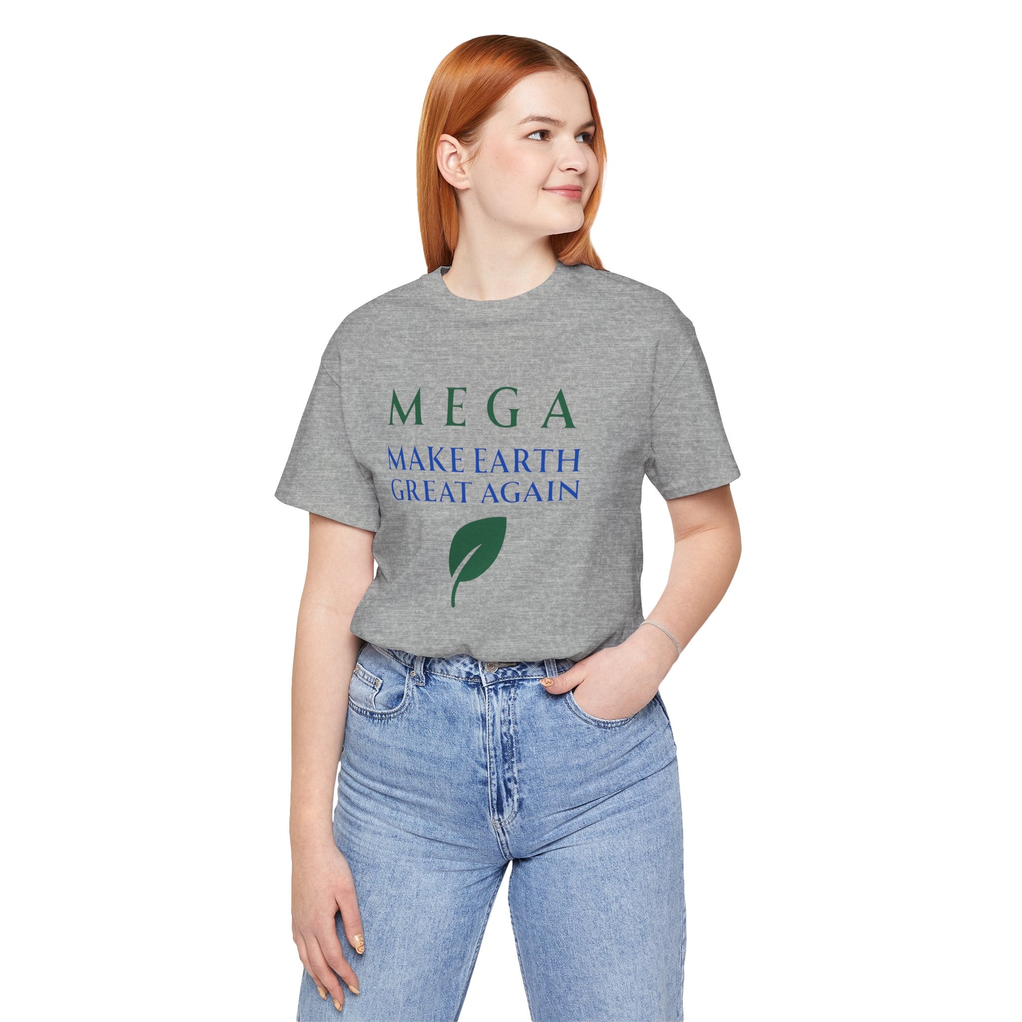 MEGA Make Earth Great Again Version 2-Unisex Jersey Short Sleeve Tee