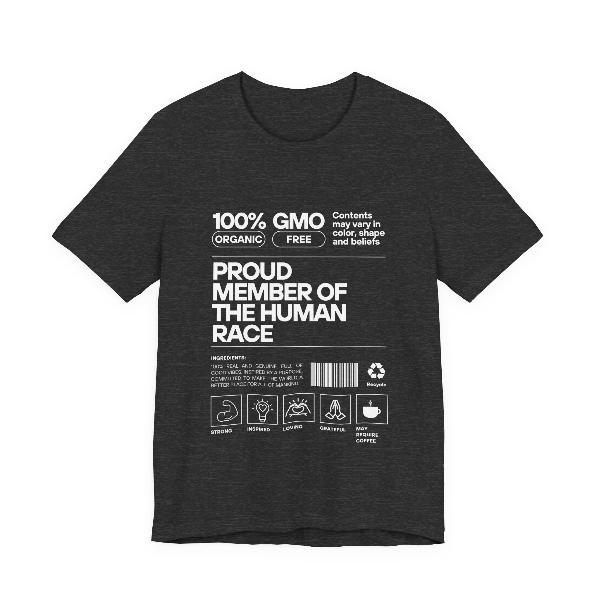 Proud Member of the Human Race-Unisex Jersey Short Sleeve Tee