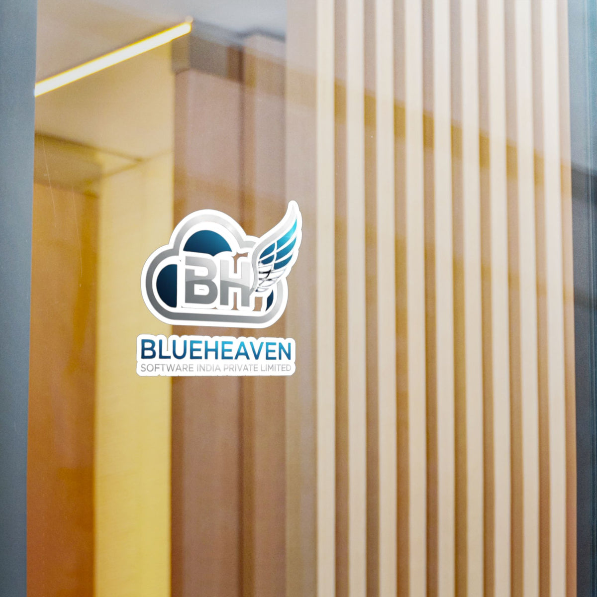 Blueheaven BH Winged Logo Kiss-Cut Vinyl Decal