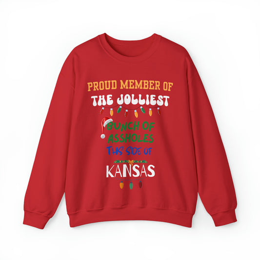 Proud Member of the Jolliest Bunch of Assholes (KS)-Unisex Heavy Blend™ Crewneck Sweatshirt