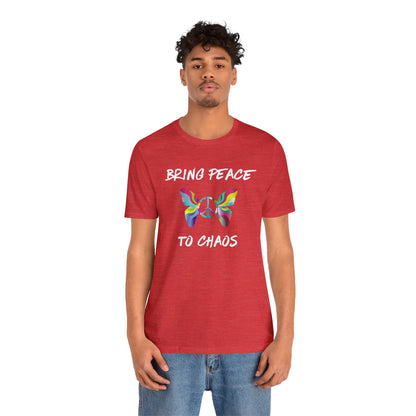 Bring Peace to Chaos-Unisex Jersey Short Sleeve Tee