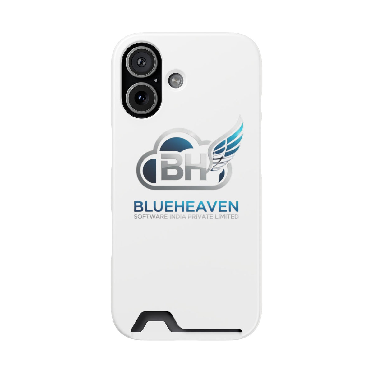 BlueHeaven Logo Phone Case with Card Holder