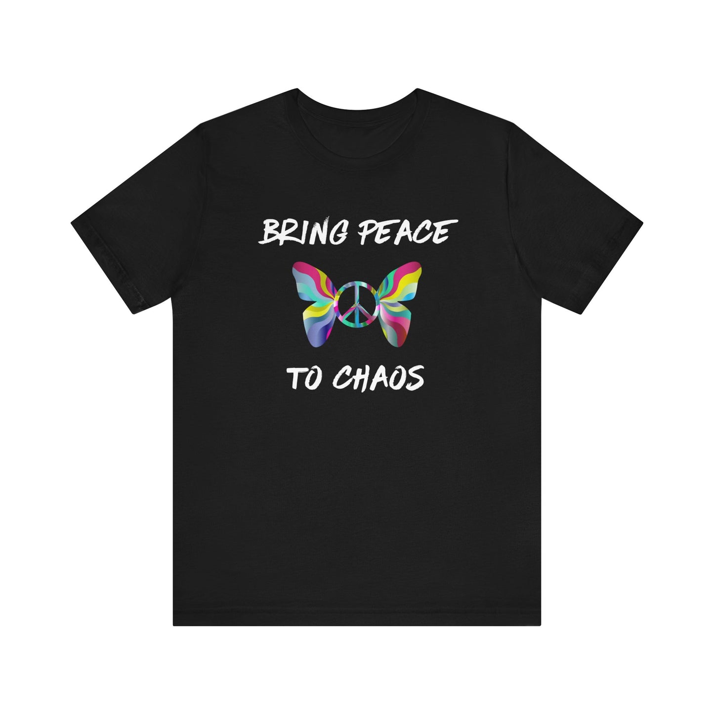 Bring Peace to Chaos-Unisex Jersey Short Sleeve Tee