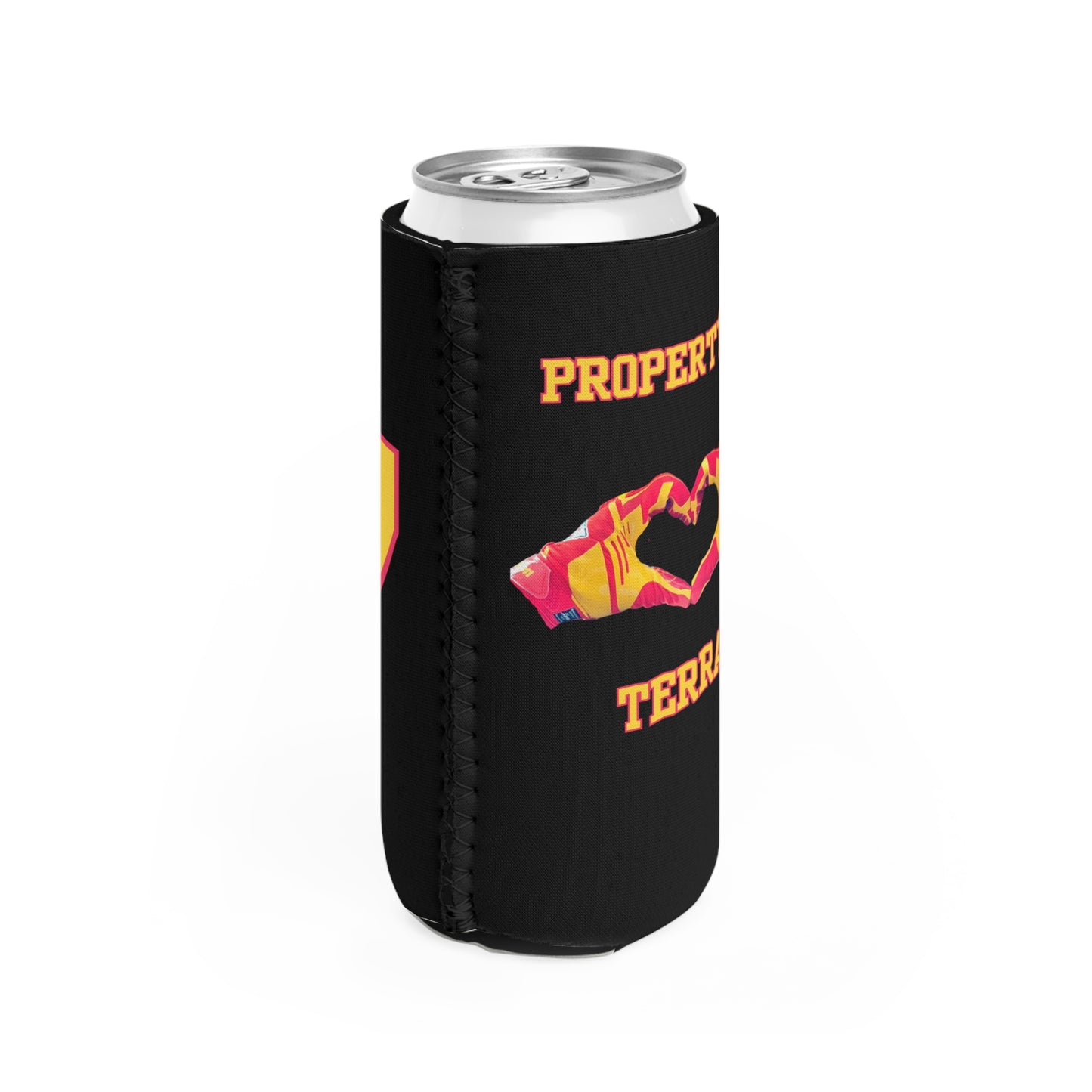 SWELCE TK+TS=TL Personalized 'Love Glove' Design-Slim Can Cooler