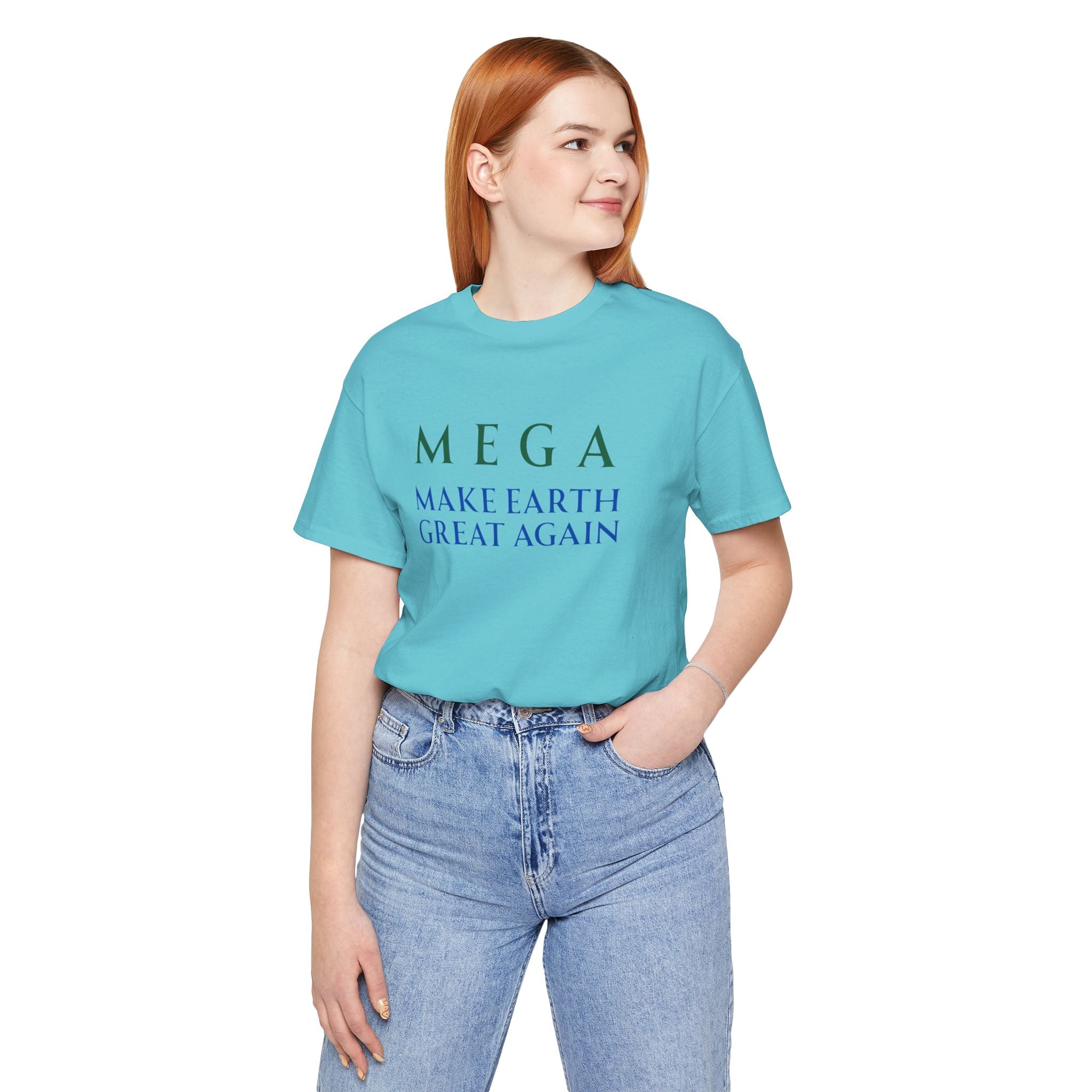 MEGA Make Earth Great Again-Unisex Jersey Short Sleeve Tee