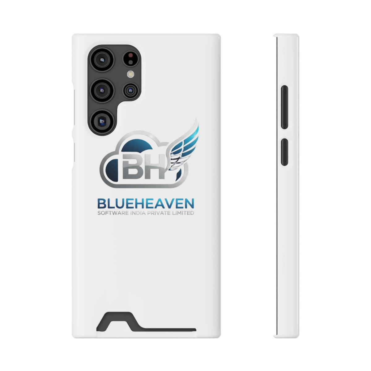 BlueHeaven Logo Phone Case with Card Holder