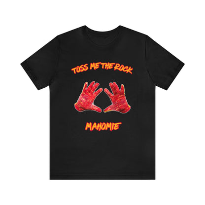 Toss Me the Rock Mahomie-Unisex Jersey Short Sleeve Tee