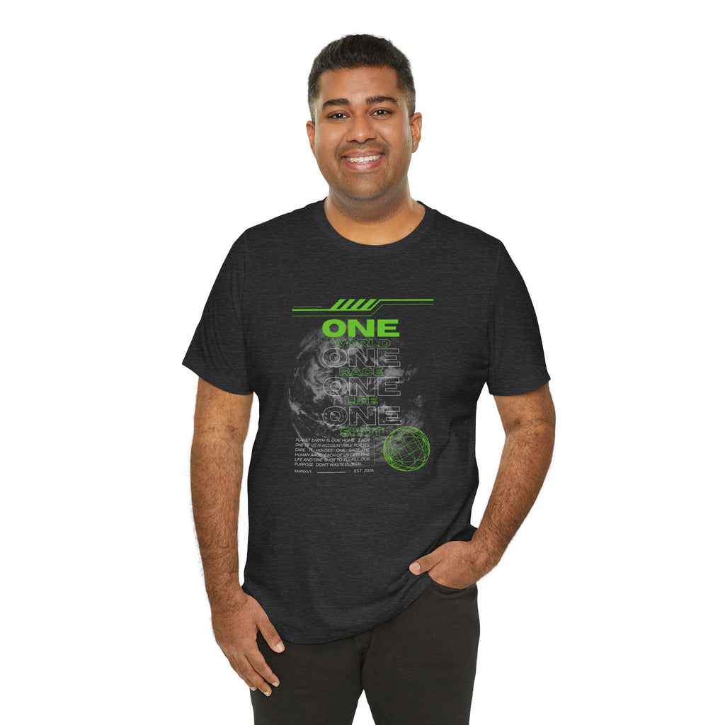 One World-Unisex Jersey Short Sleeve Tee
