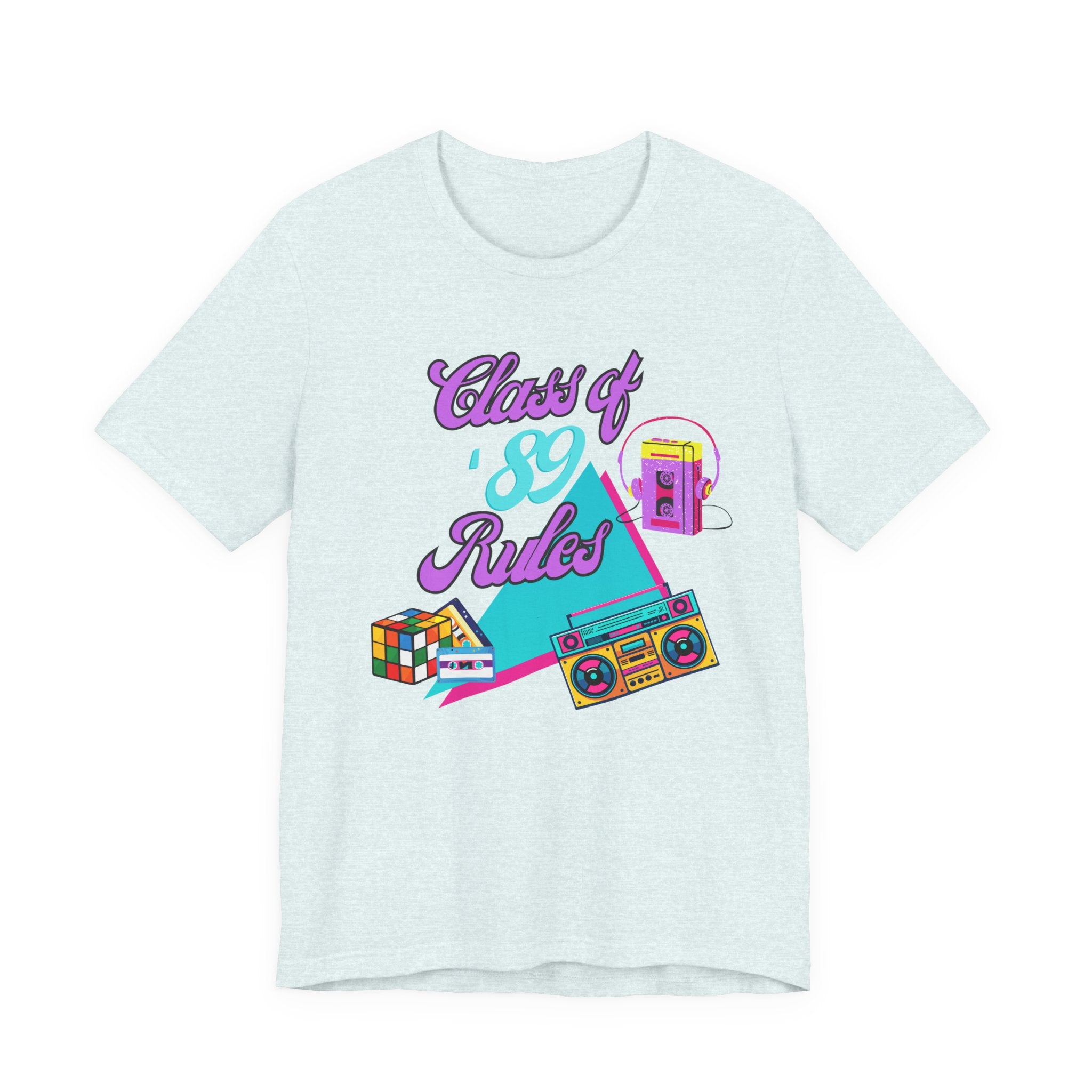 Class of '89 Rules Version 1-Unisex Jersey Short Sleeve Tee