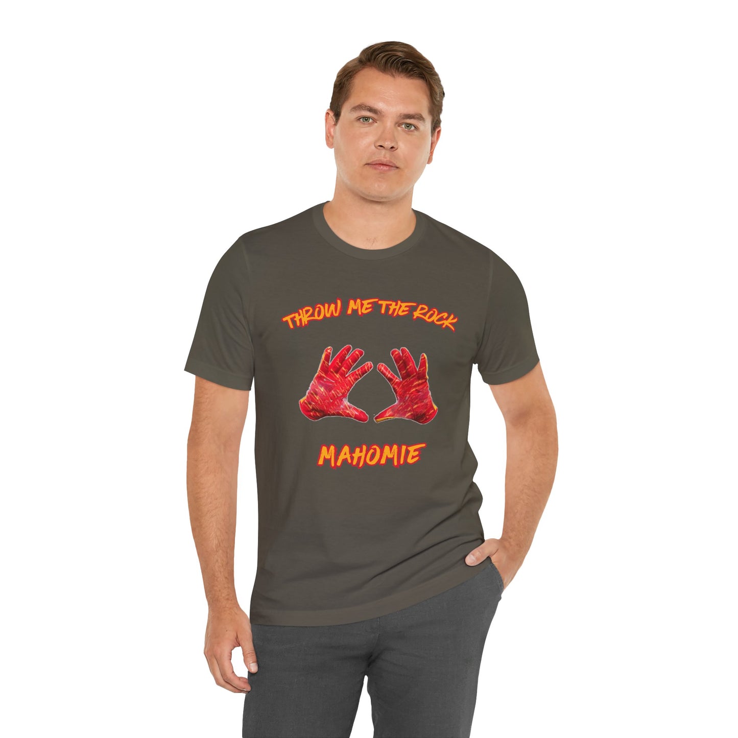 Throw Me the Rock Mahomie-Unisex Jersey Short Sleeve Tee