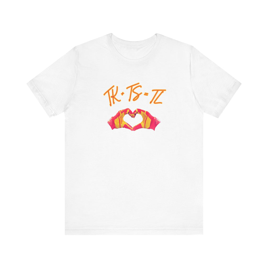 SWELCE TK+TS=TL Original Love Glove Design (Vers#3 for WHITE) Jersey-Unisex Jersey Short Sleeve Tee