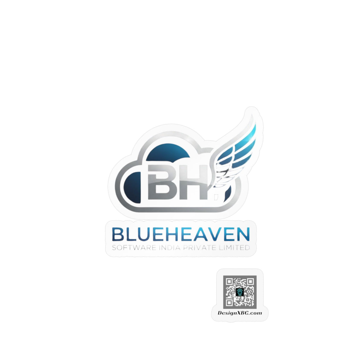 Blueheaven BH Winged Logo Kiss-Cut Vinyl Decal
