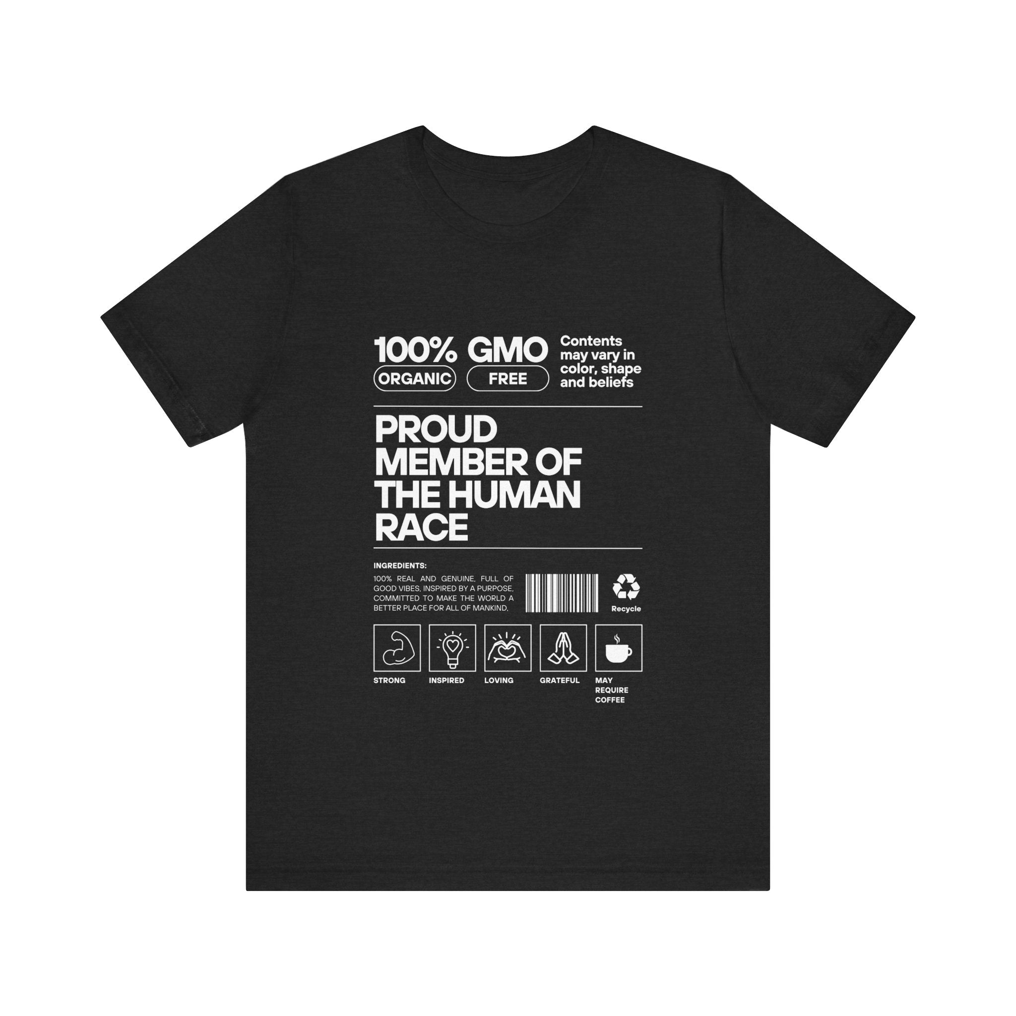 Proud Member of the Human Race-Unisex Jersey Short Sleeve Tee