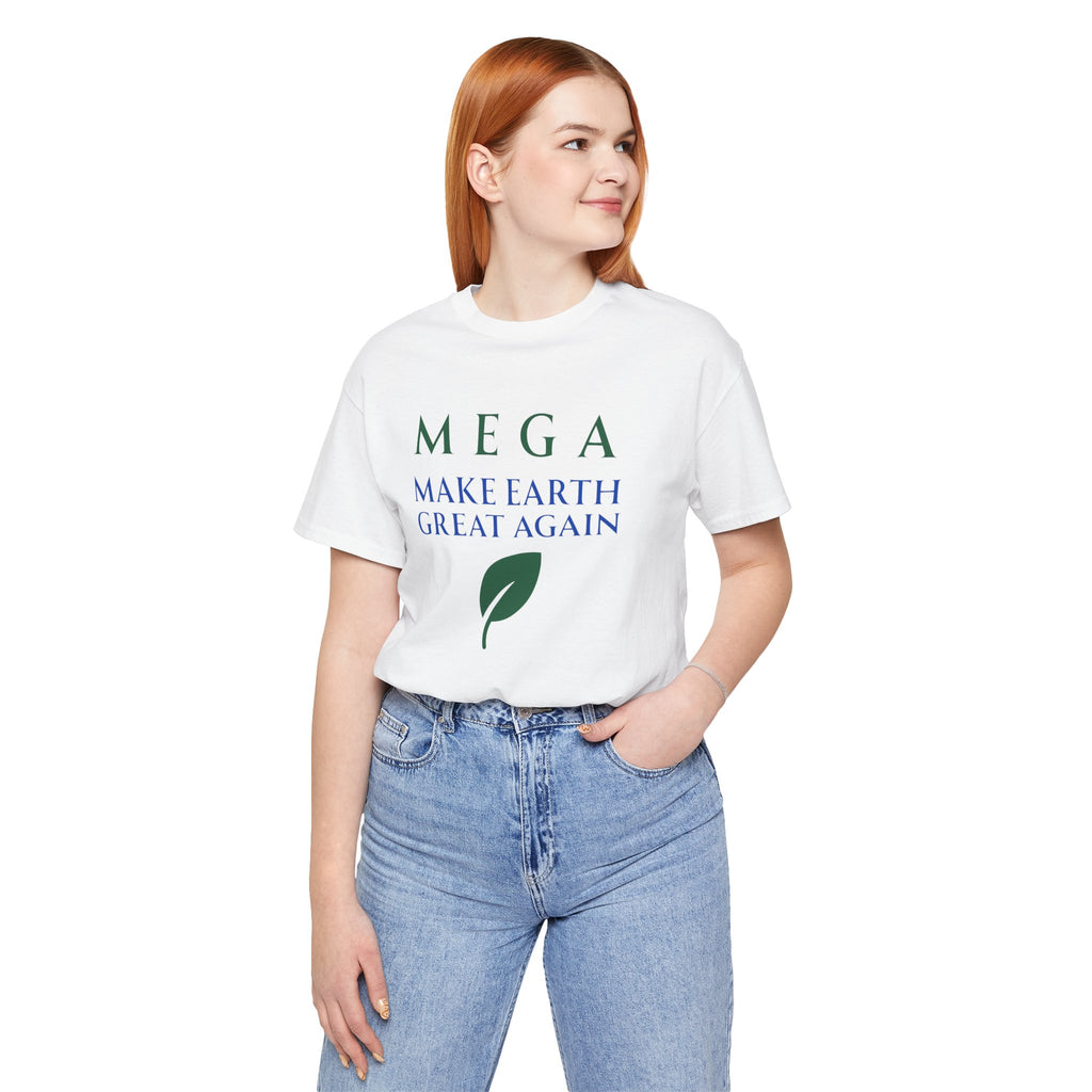 MEGA Make Earth Great Again Version 2-Unisex Jersey Short Sleeve Tee