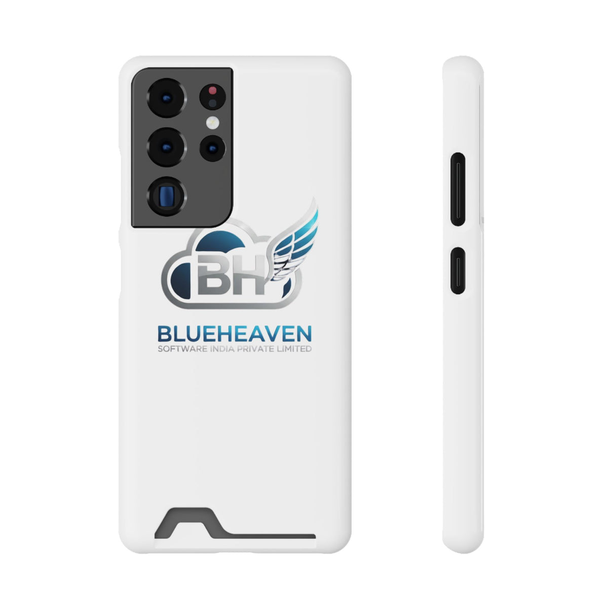 BlueHeaven Logo Phone Case with Card Holder