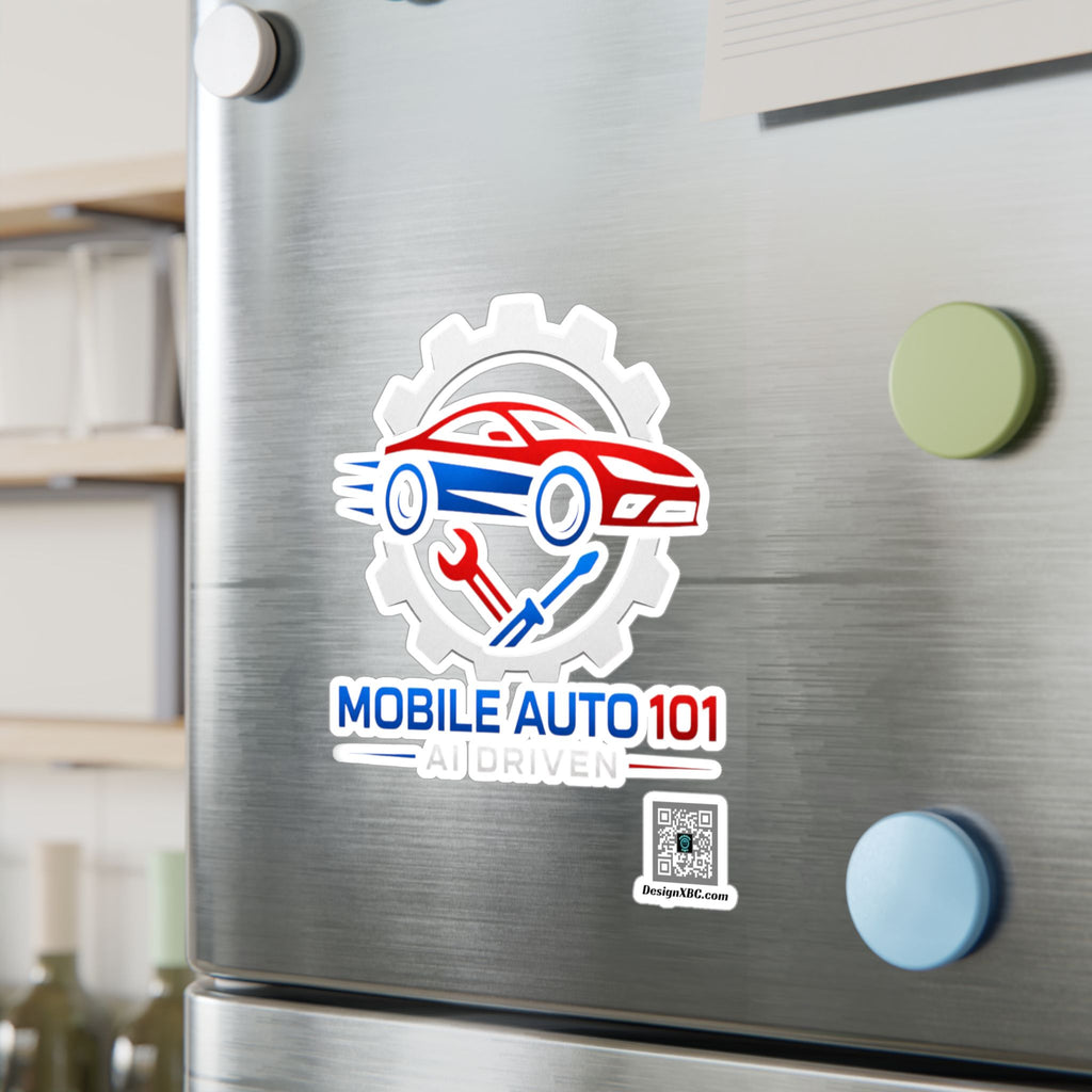 Mobile Auto 101 Logo Kiss-Cut Vinyl Decal