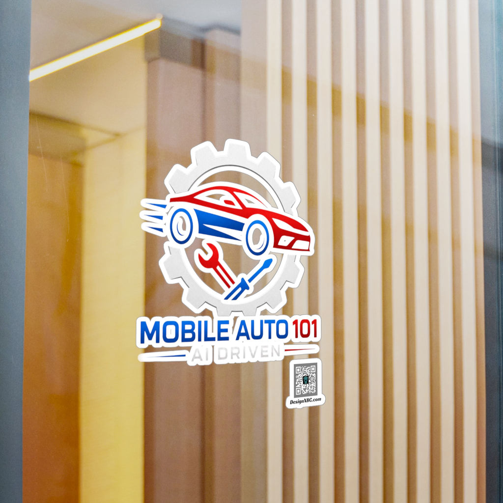 Mobile Auto 101 Logo Kiss-Cut Vinyl Decal