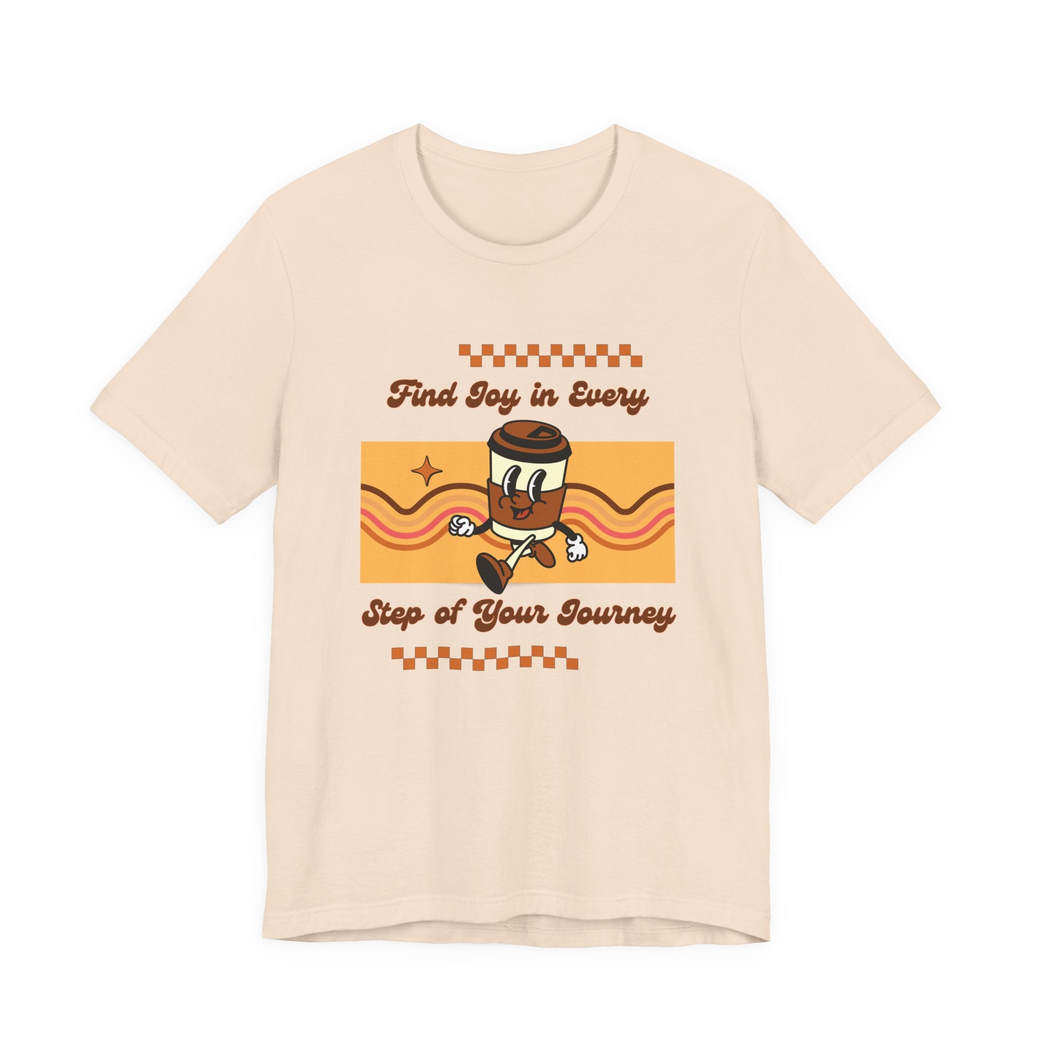 Find Joy in Every Step of Your Journey-Unisex Jersey Short Sleeve Tee