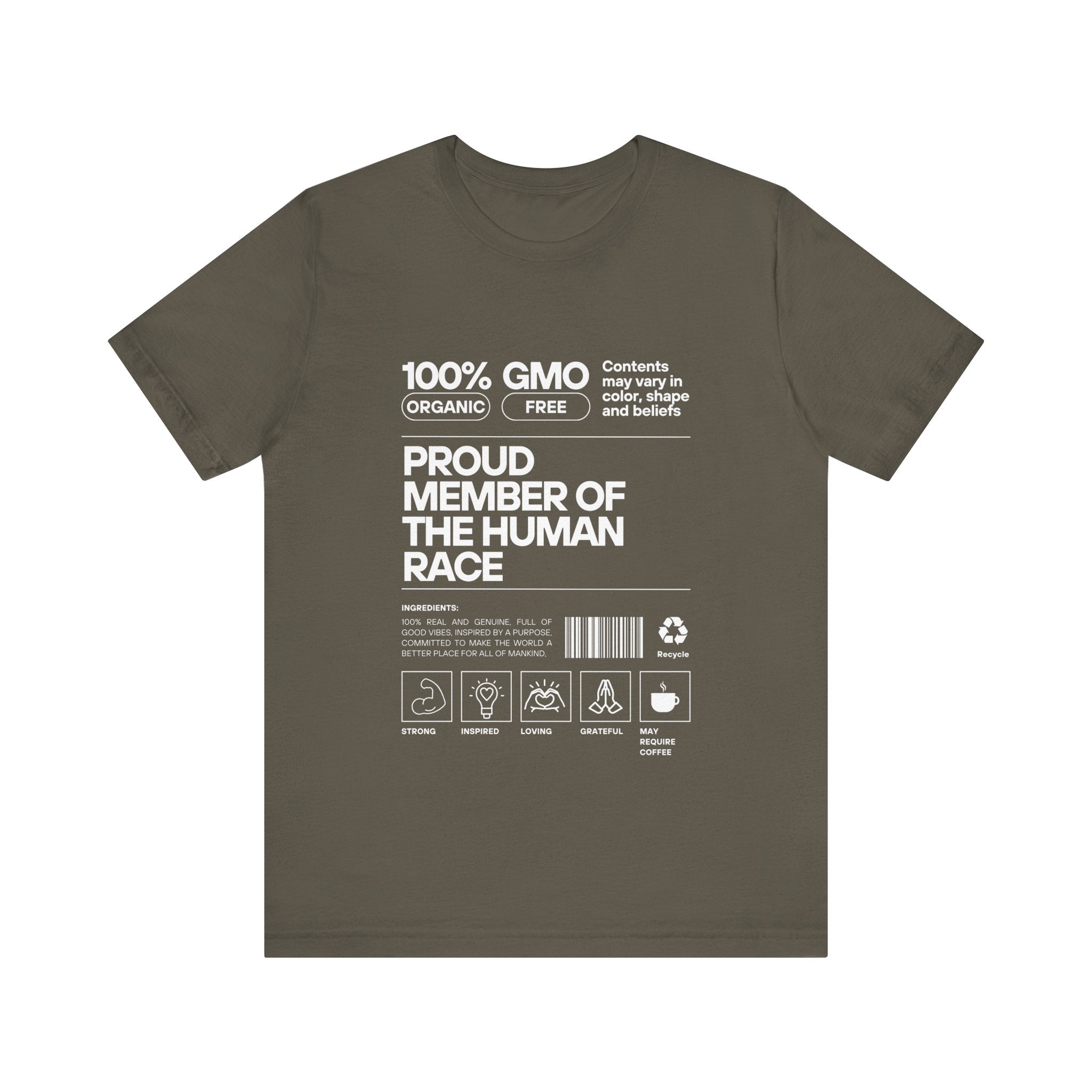 Proud Member of the Human Race-Unisex Jersey Short Sleeve Tee