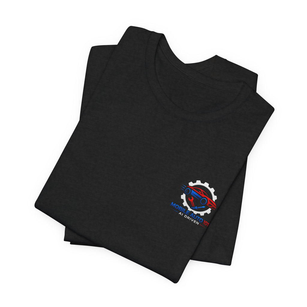Mobile Auto 101 3rd Ed. (front and back design)-Unisex Jersey Short Sleeve Tee