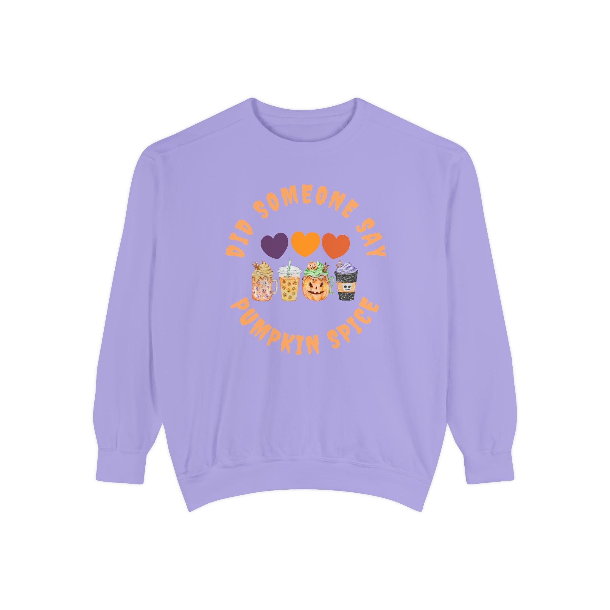 Pumpkin Spice Sweatshirt, Cozy Crewneck for Fall, Unisex Sweatshirt, Cute Autumn Apparel, Perfect for Halloween or Thanksgiving