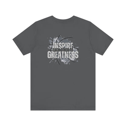 Inspire Each Other to Greatness-Double Sided Print-Unisex Jersey Short Sleeve Tee