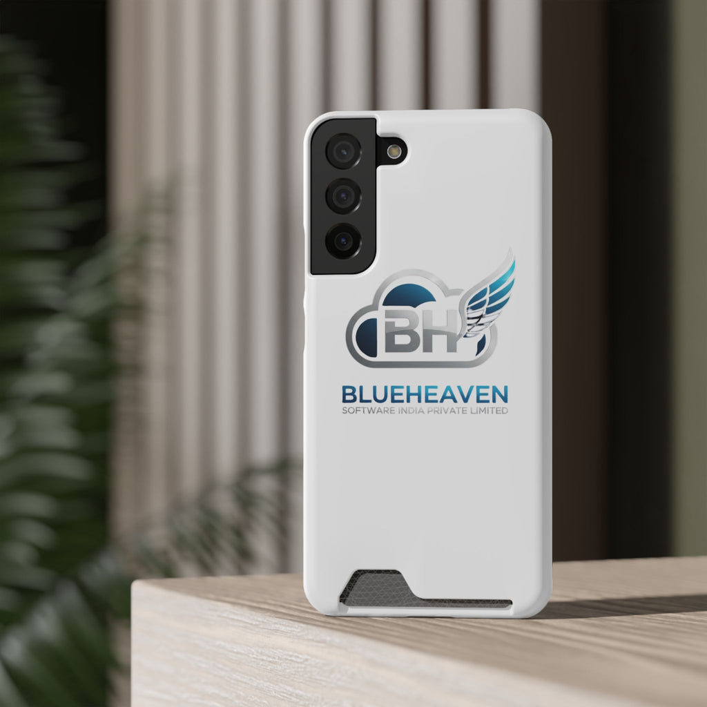 BlueHeaven Logo Phone Case with Card Holder