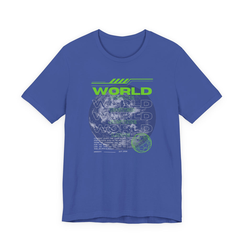 Change the World Design #1-Unisex Jersey Short Sleeve Tee