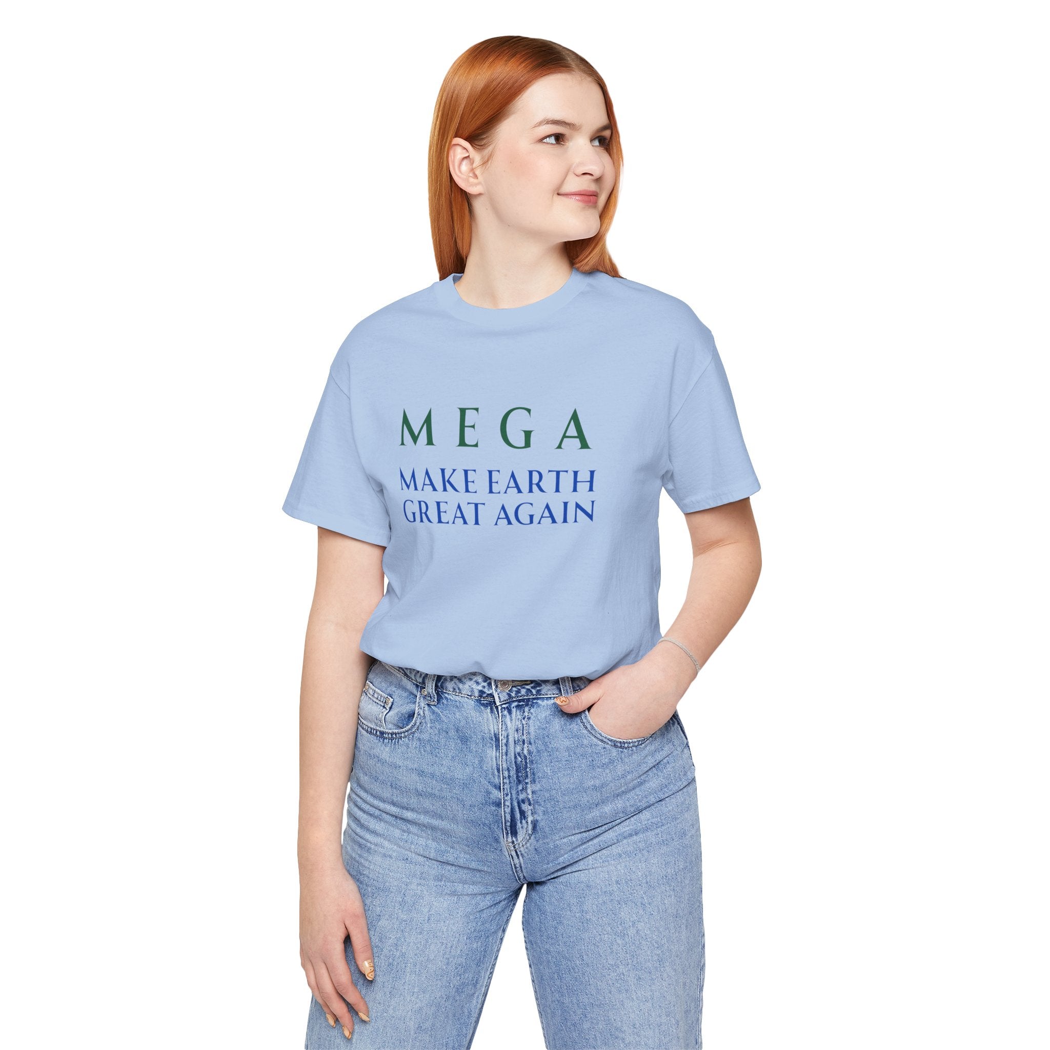 MEGA Make Earth Great Again-Unisex Jersey Short Sleeve Tee