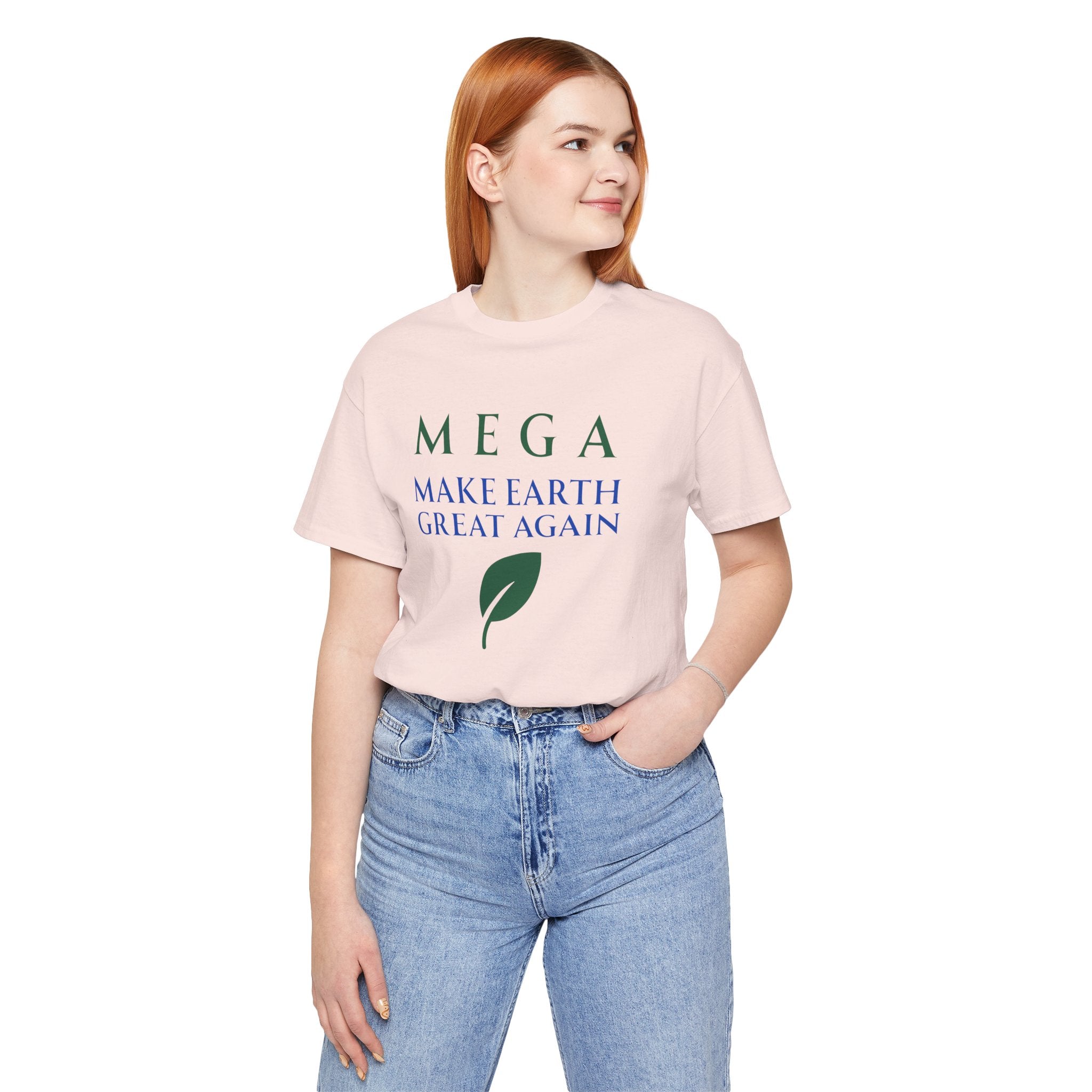 MEGA Make Earth Great Again Version 2-Unisex Jersey Short Sleeve Tee