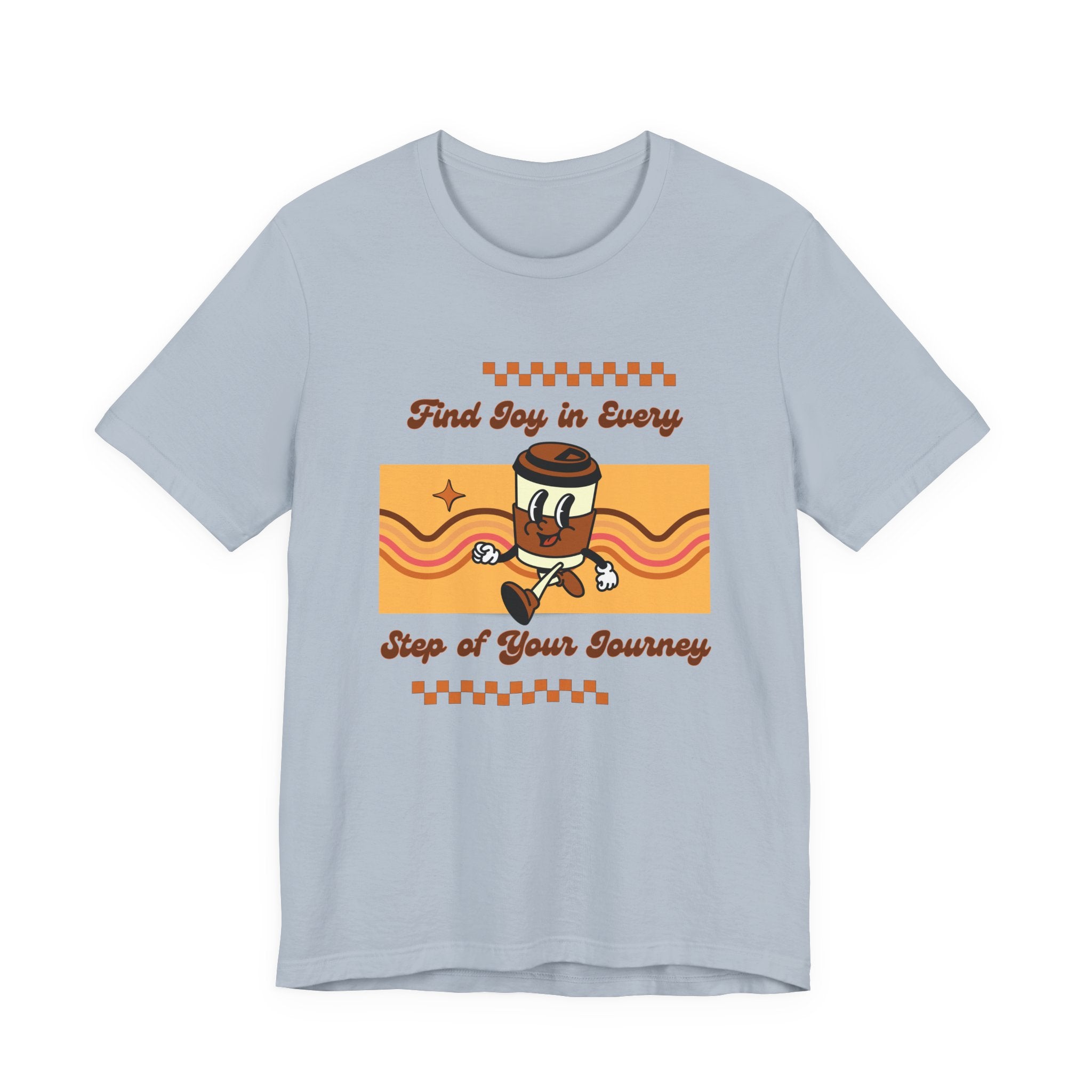Find Joy in Every Step of Your Journey-Unisex Jersey Short Sleeve Tee