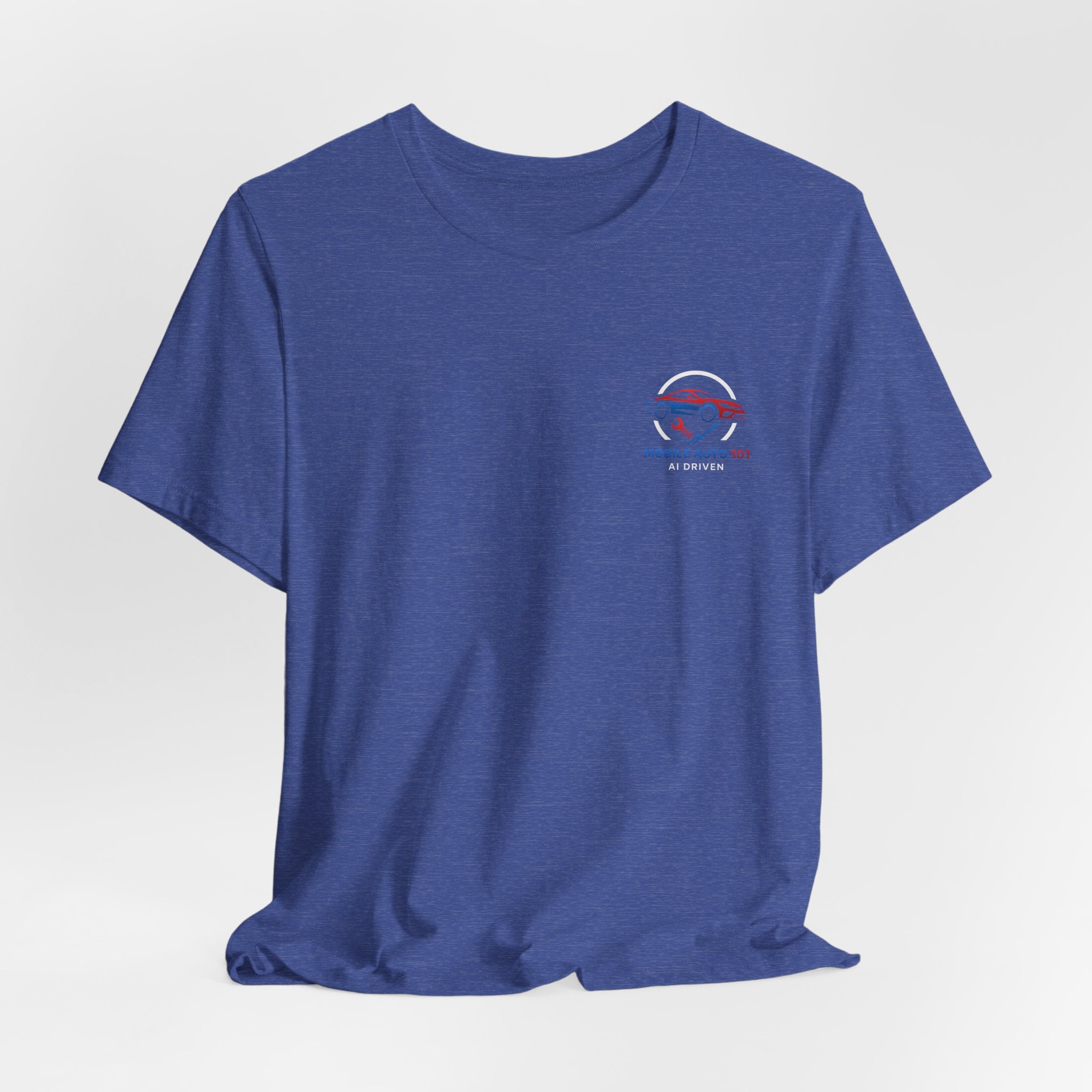 Mobile Auto 101 2nd Ed. (front and back design)-Unisex Jersey Short Sleeve Tee