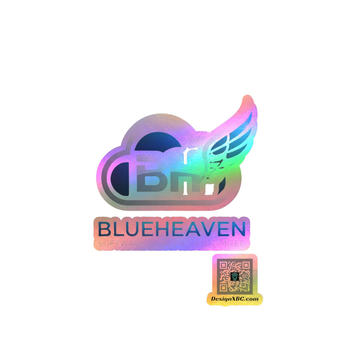 Blueheaven BH Winged Logo Kiss-Cut Vinyl Decal
