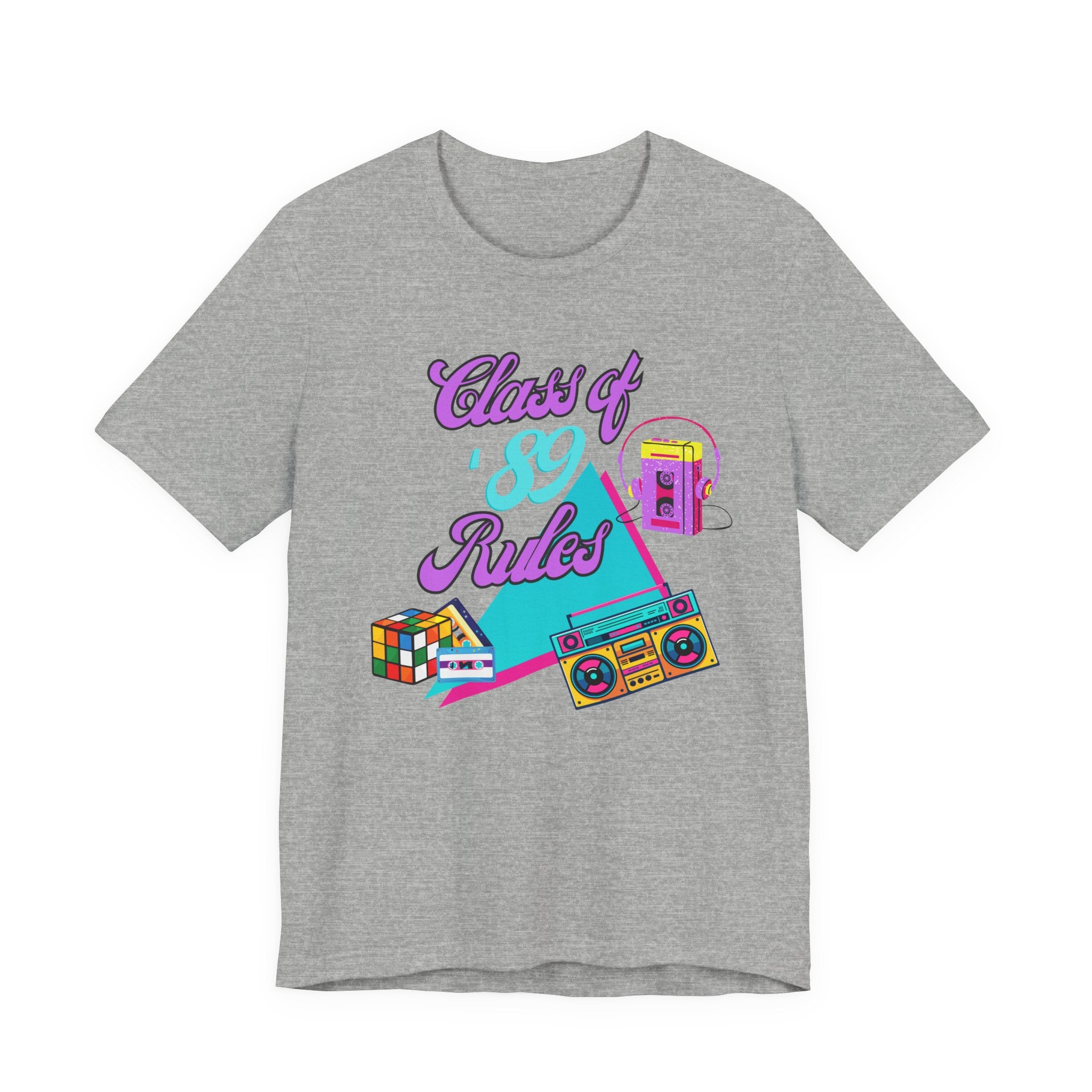 Class of '89 Rules Version 1-Unisex Jersey Short Sleeve Tee