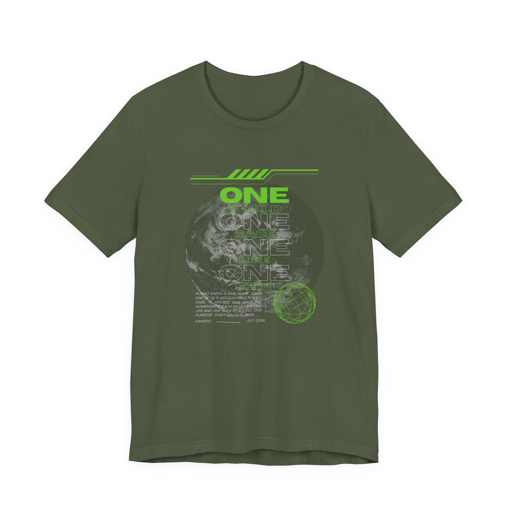One World-Unisex Jersey Short Sleeve Tee