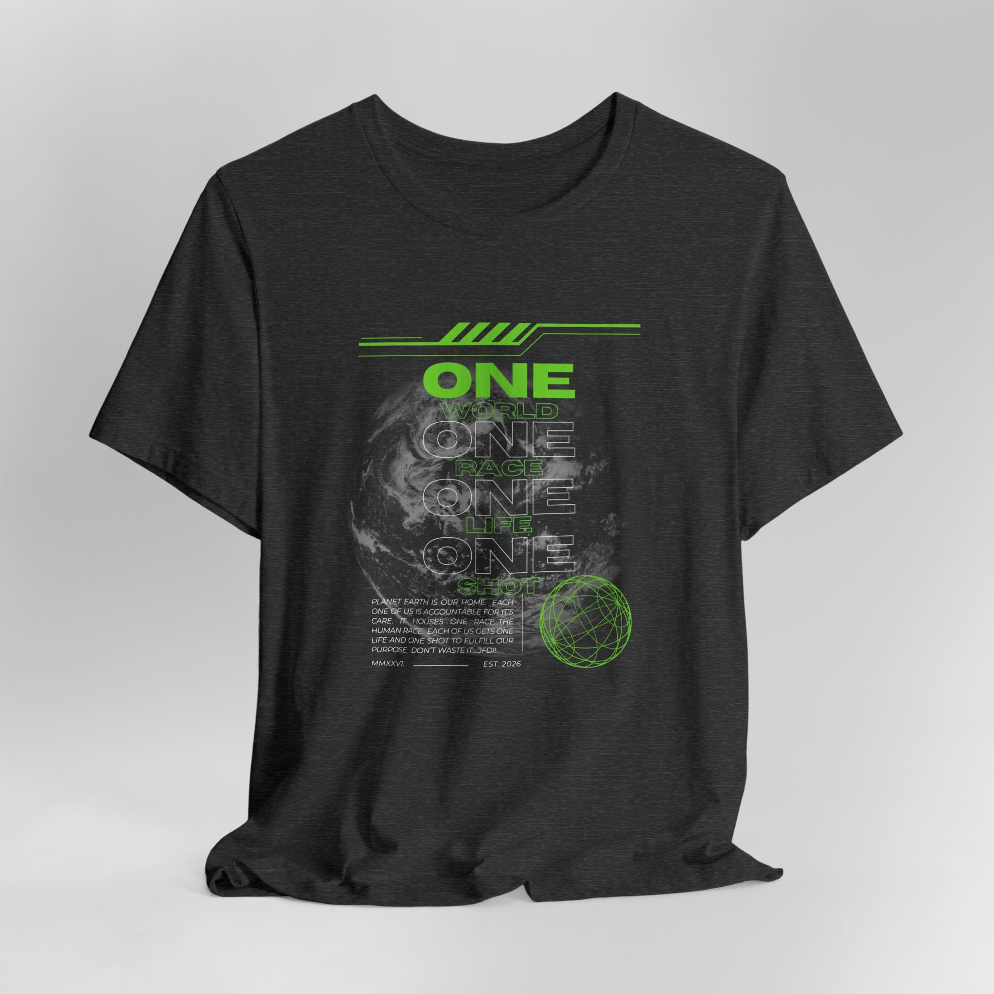One World-Unisex Jersey Short Sleeve Tee