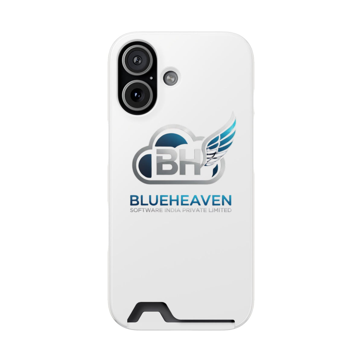 BlueHeaven Logo Phone Case with Card Holder