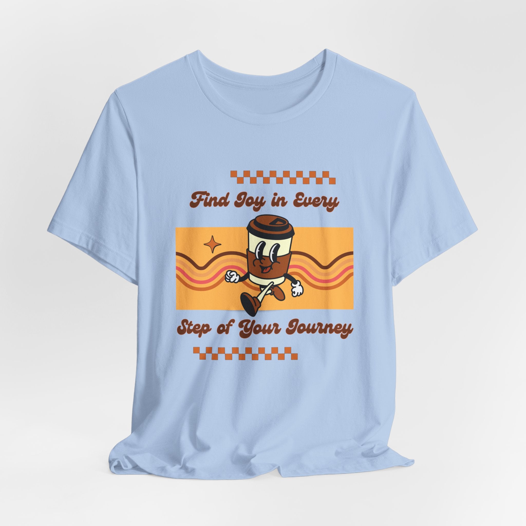 Find Joy in Every Step of Your Journey-Unisex Jersey Short Sleeve Tee