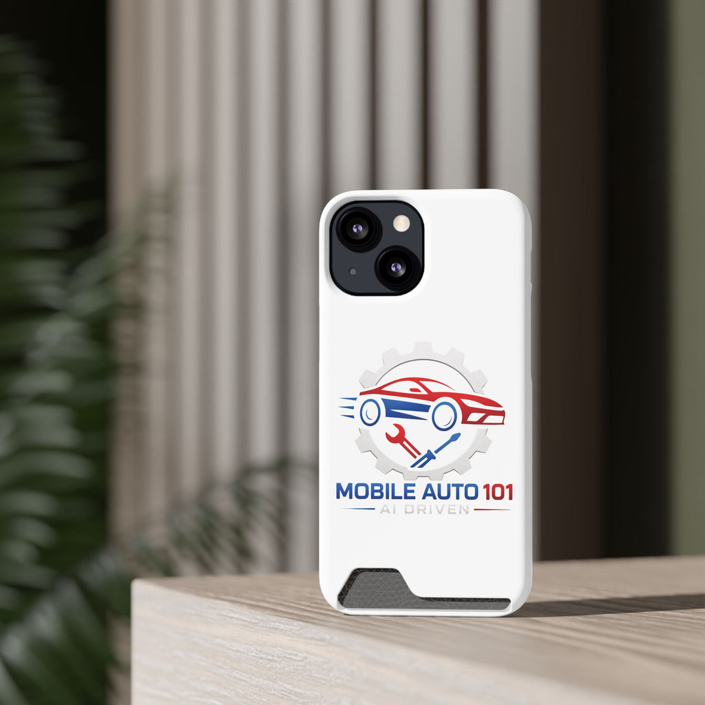 Mobile Auto 101 Logo Phone Case with Card Holder