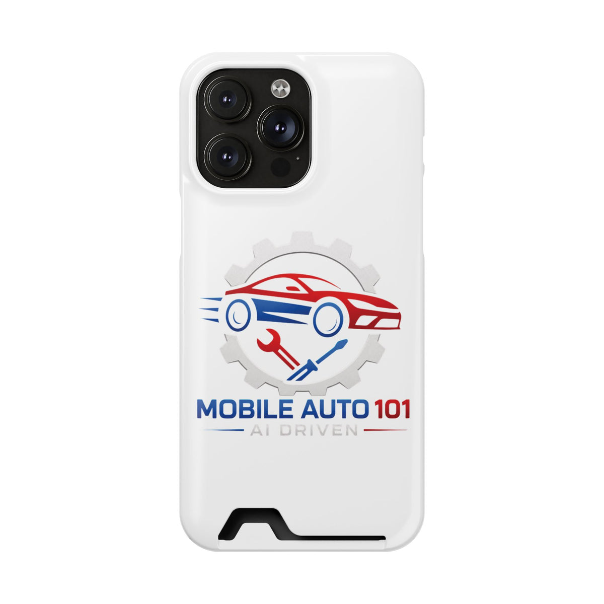 Mobile Auto 101 Logo Phone Case with Card Holder
