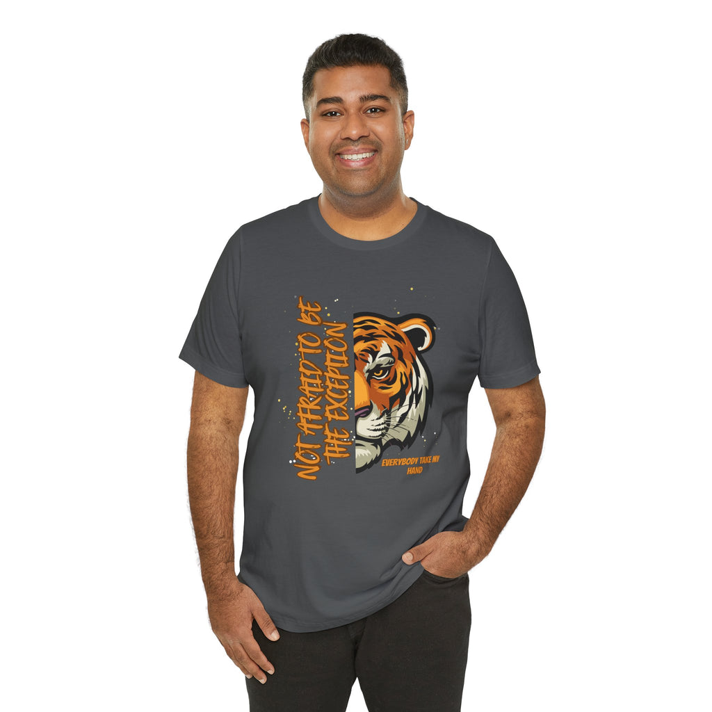 Not Afraid to Be the Exception-Unisex Jersey Short Sleeve Tee