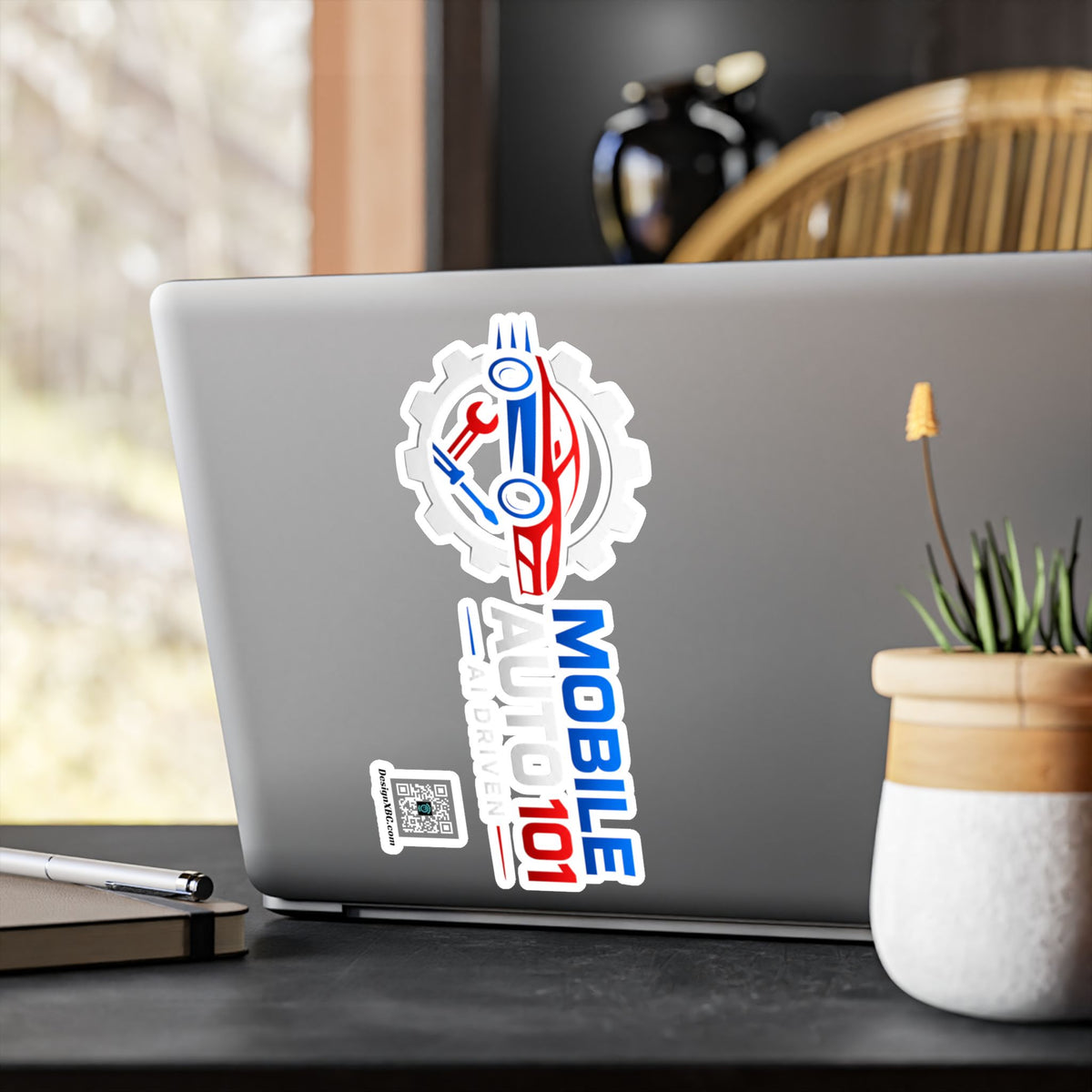 Mobile Auto 101 Logo 2nd Version Kiss-Cut Vinyl Decal