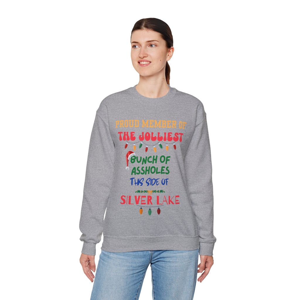 Proud Member Jolliest Bunch of A-holes (Silver Lake)-Unisex Crewneck Sweatshirt