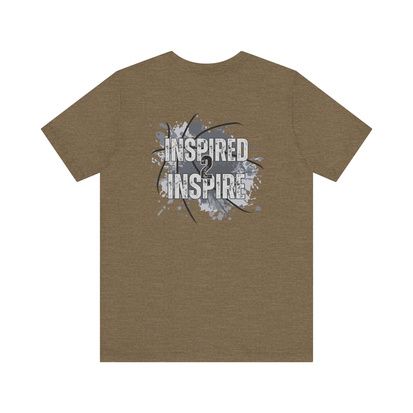 Inspired 2 Inspire-Double Sided Print-Unisex Jersey Short Sleeve Tee